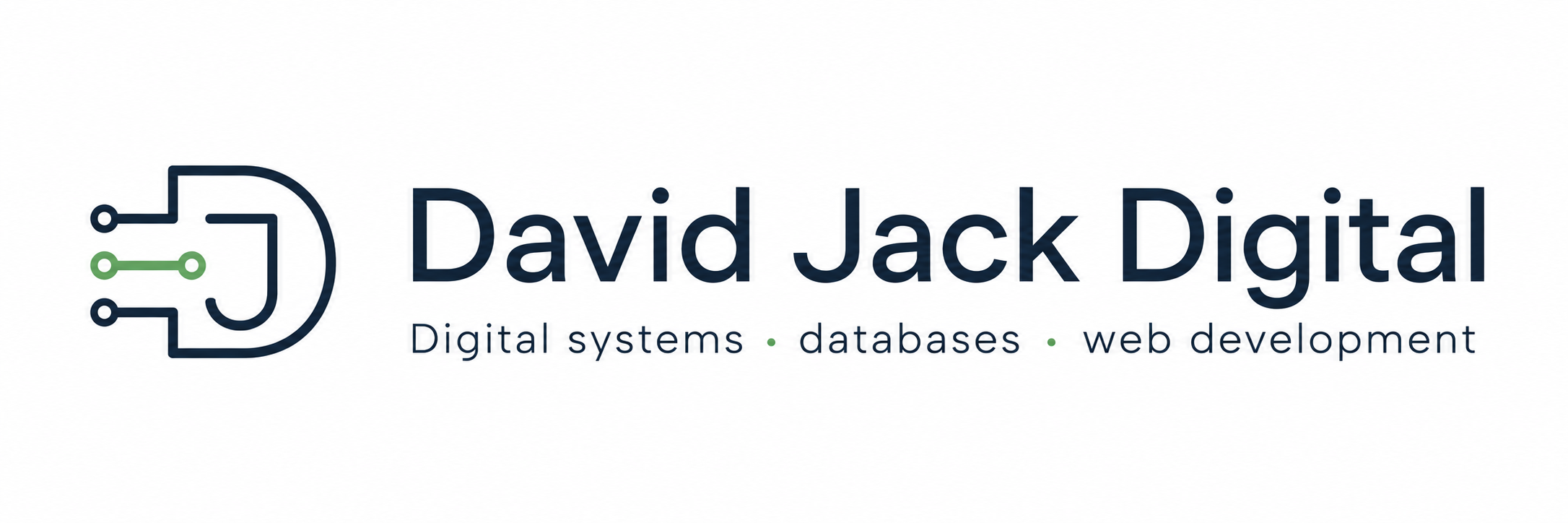 David Jack Digital — Digital systems, databases, web development.